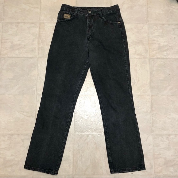 [Sold]Boulet Vintage Cowgirl Dark Gray Jeans Semi Boot Cut / High Rise 80’s - Picture 3 of 10